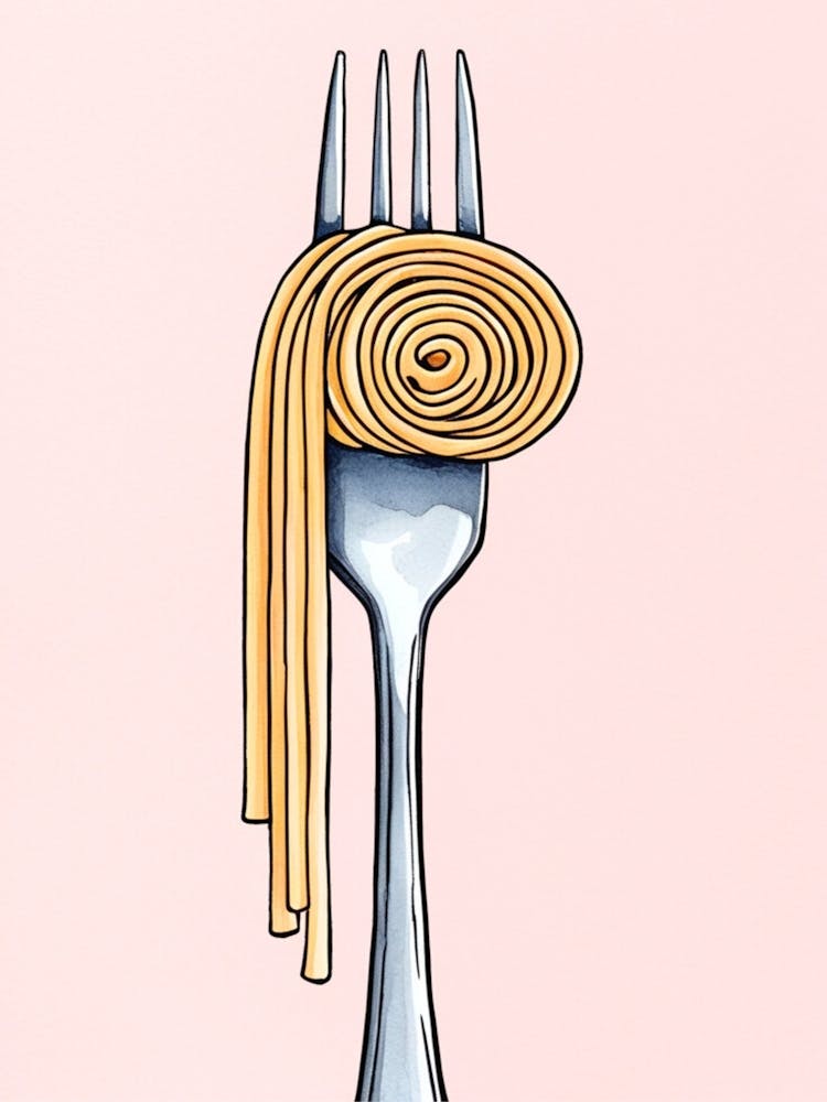 Fork With Pasta
