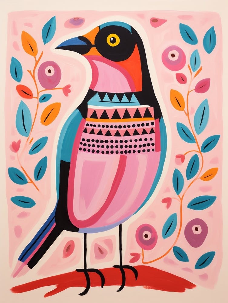Pink Scandi Cowbird 4