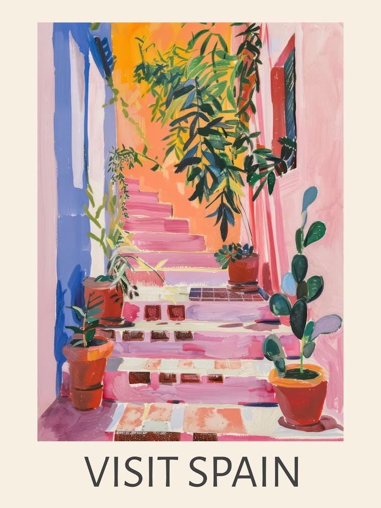 Visit Spain 1 Travel Poster