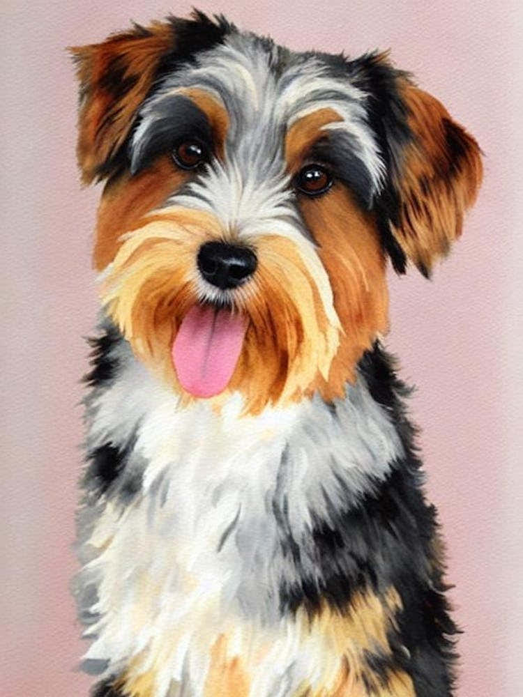Norfolk Terrier Watercolour Dog