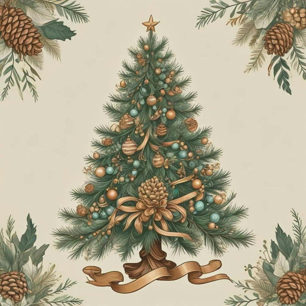 Christmas Tree Wall Arts (2)