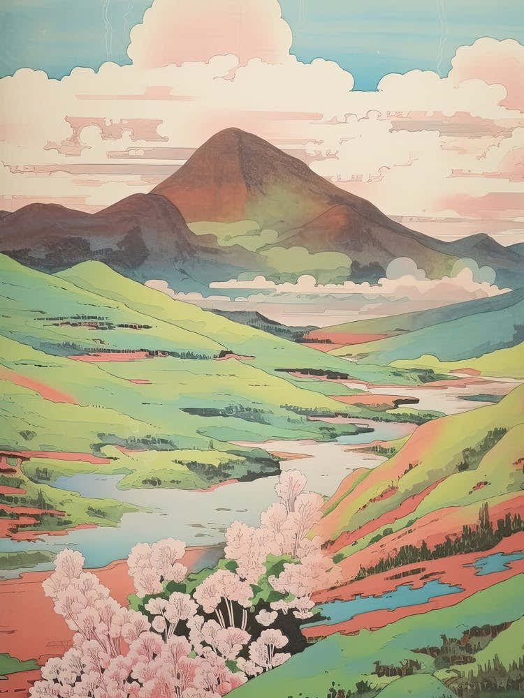 Mount Aso In Kumamoto Japanese Landscape 4