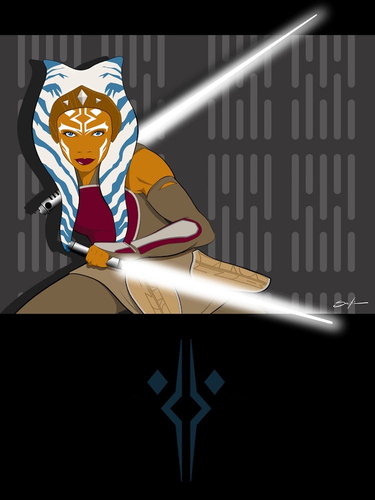 Ahsoka Tano - Retro 80s Style