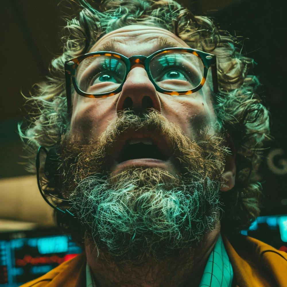 Trader With Glasses