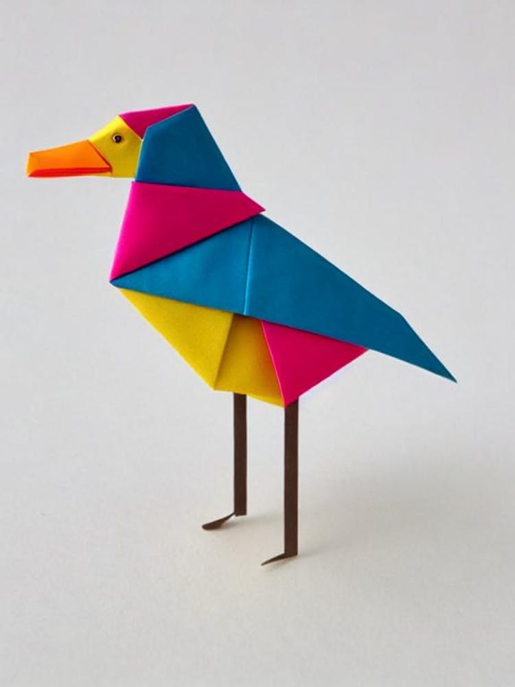 Duck 2 Origami Bird