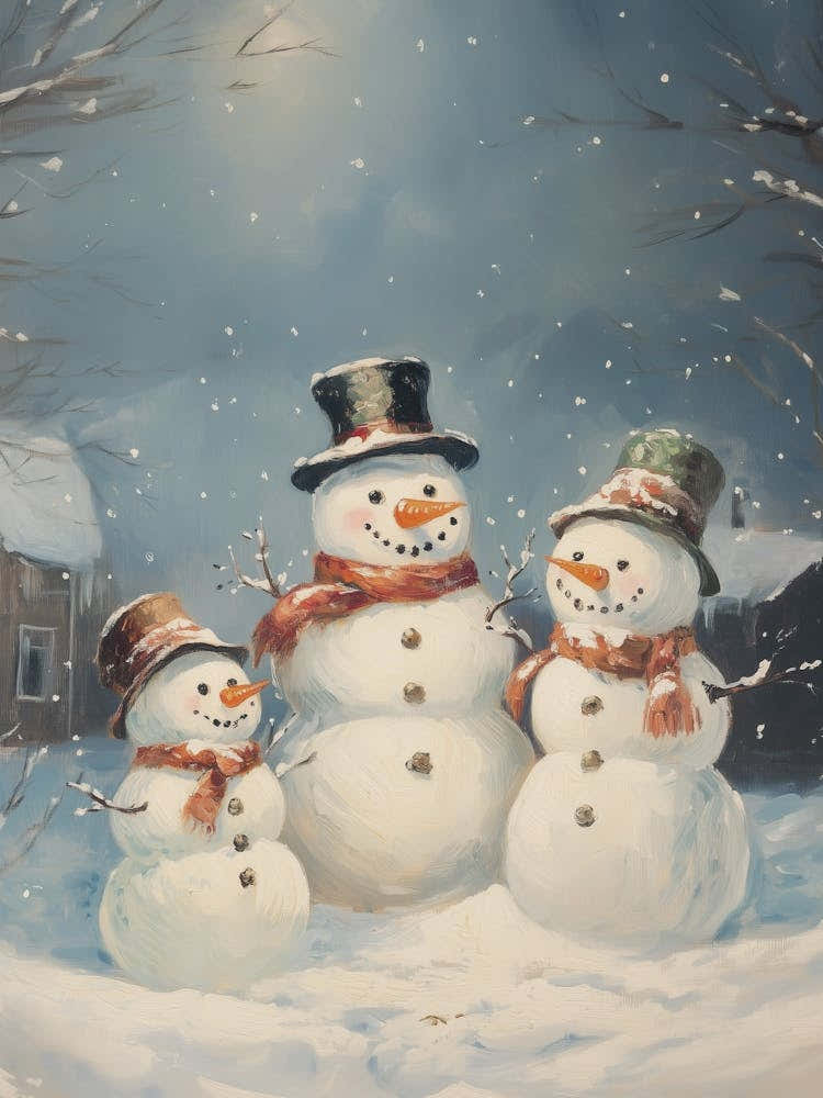 Snowman Family 1