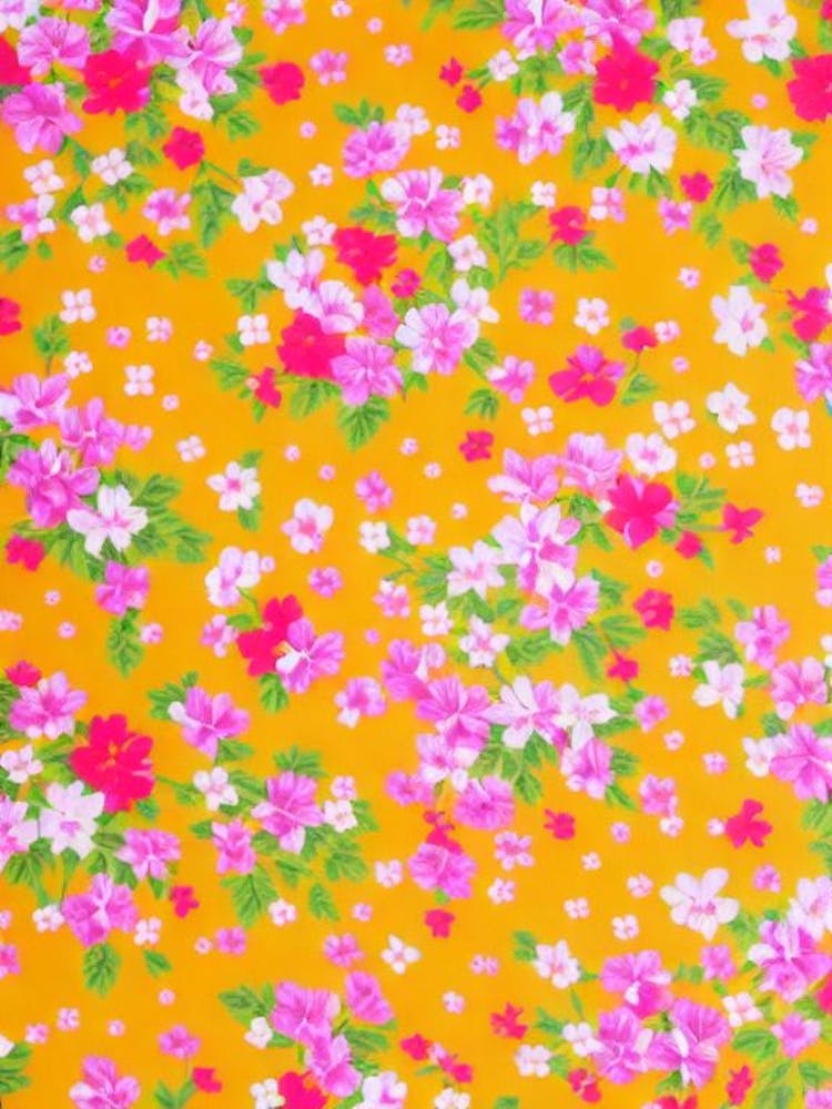 Phlox Floral Print Retro Pattern 1 Flower