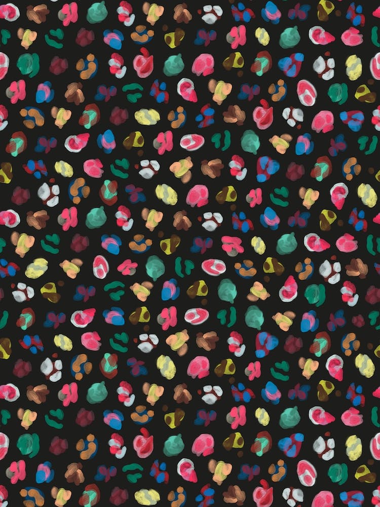 Colorful Funny Leopard