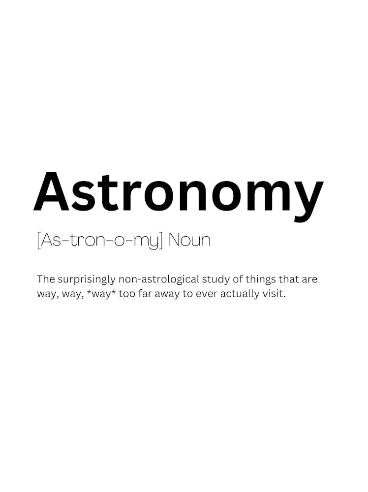 Astronomy Definition Meaning