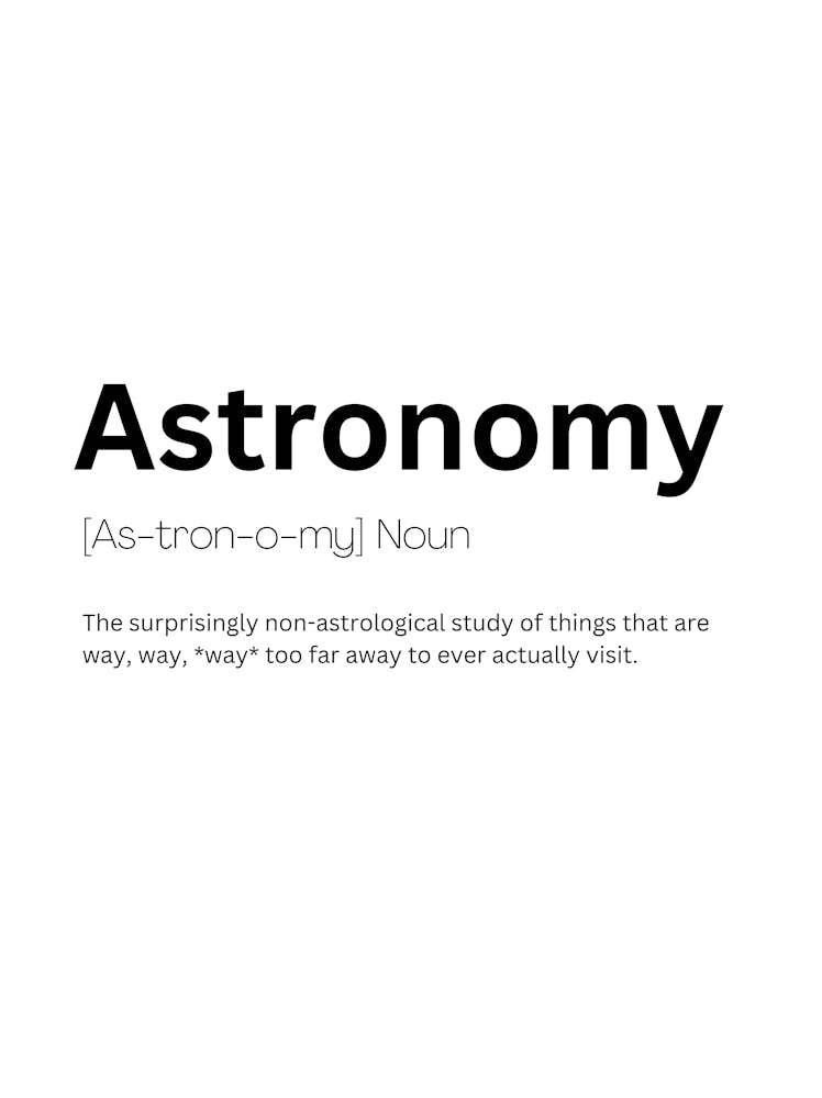 Astronomy Definition Meaning