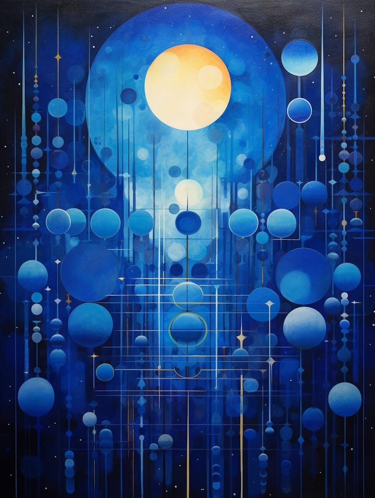 Celestial Geometric Illustration 8