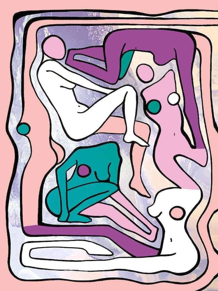 Ecstatic Nudes 6 Pastel