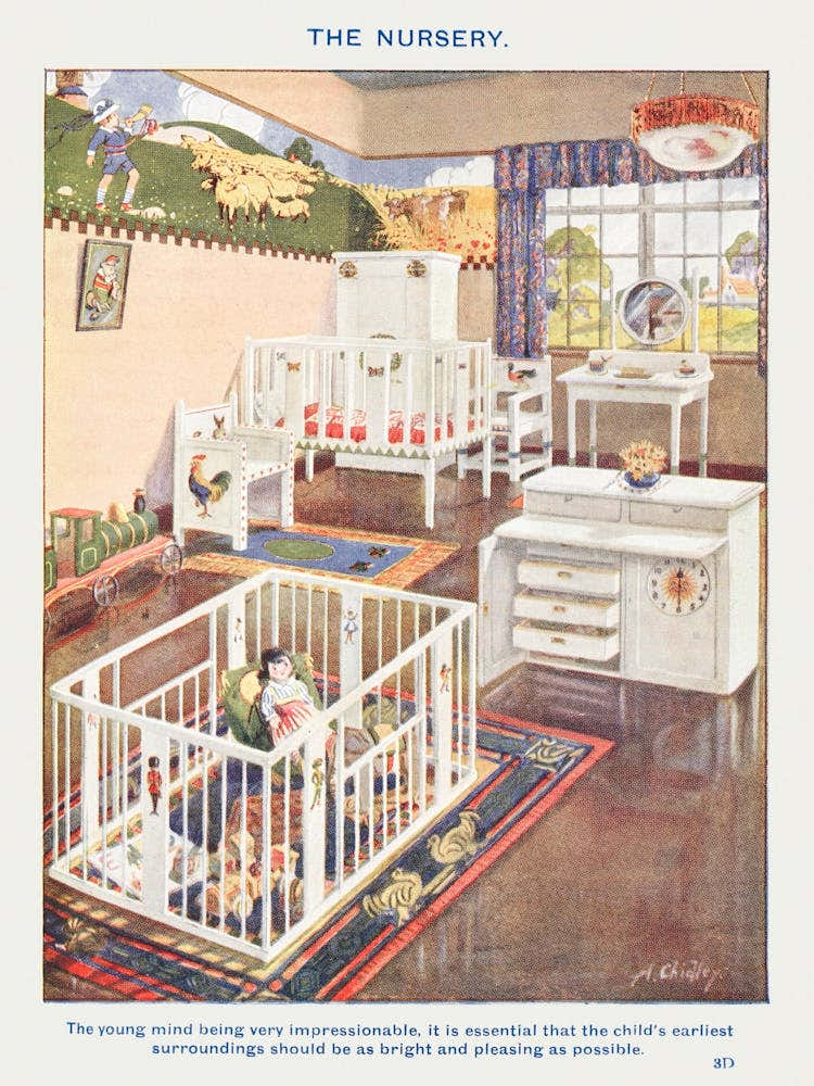 The Nursery from Mrs. Beeton's Book