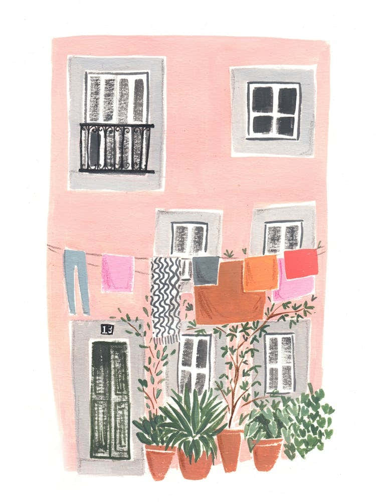 Portugal Pink House