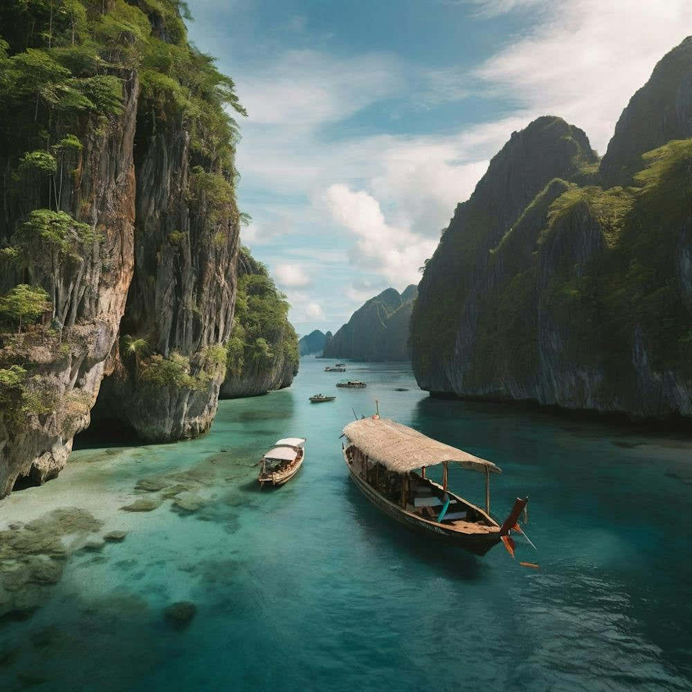 Drone shot El Nido Palawan, PH