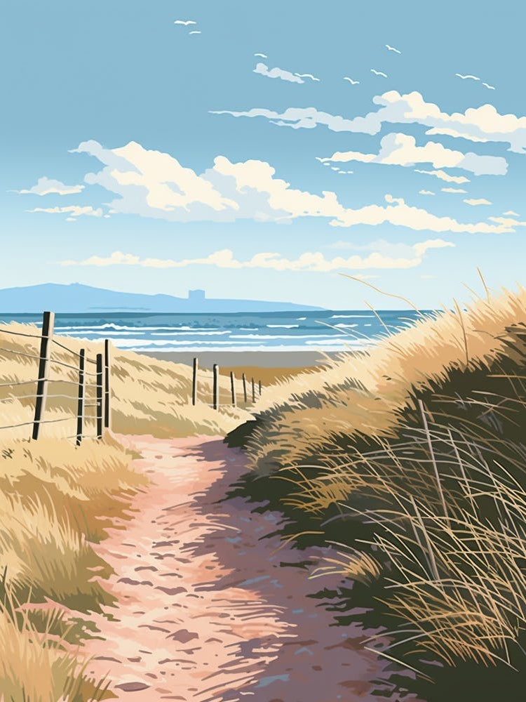 The Northumberland Coast Path England 1 Hiking Trail Landscape