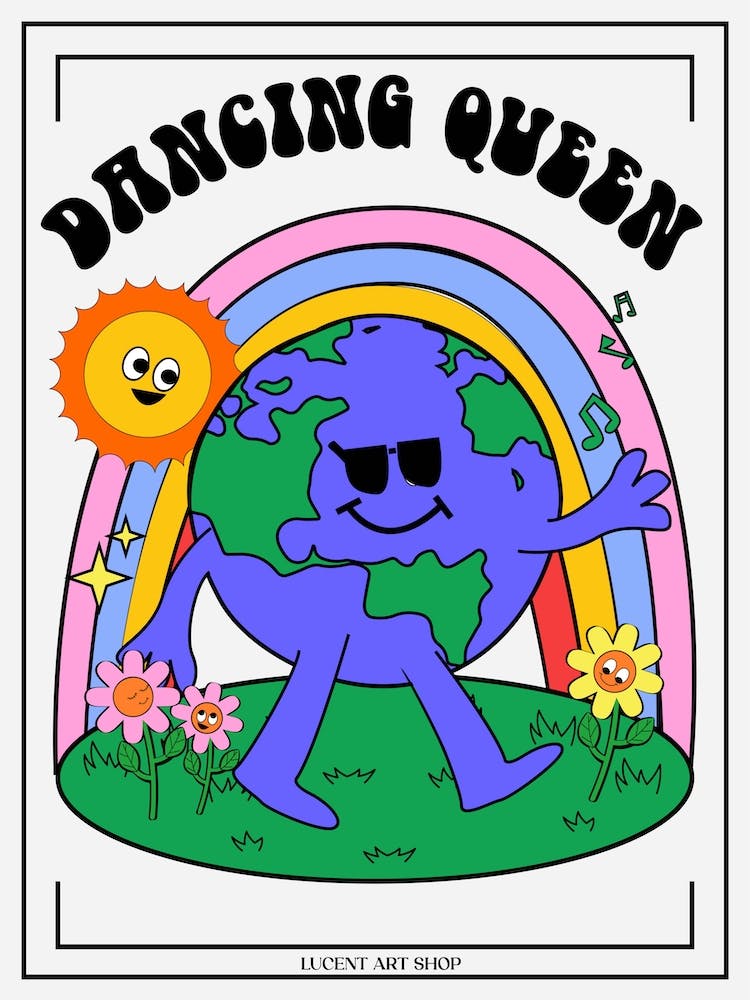 Dancing Queen, Cute Quote, Retro 70s