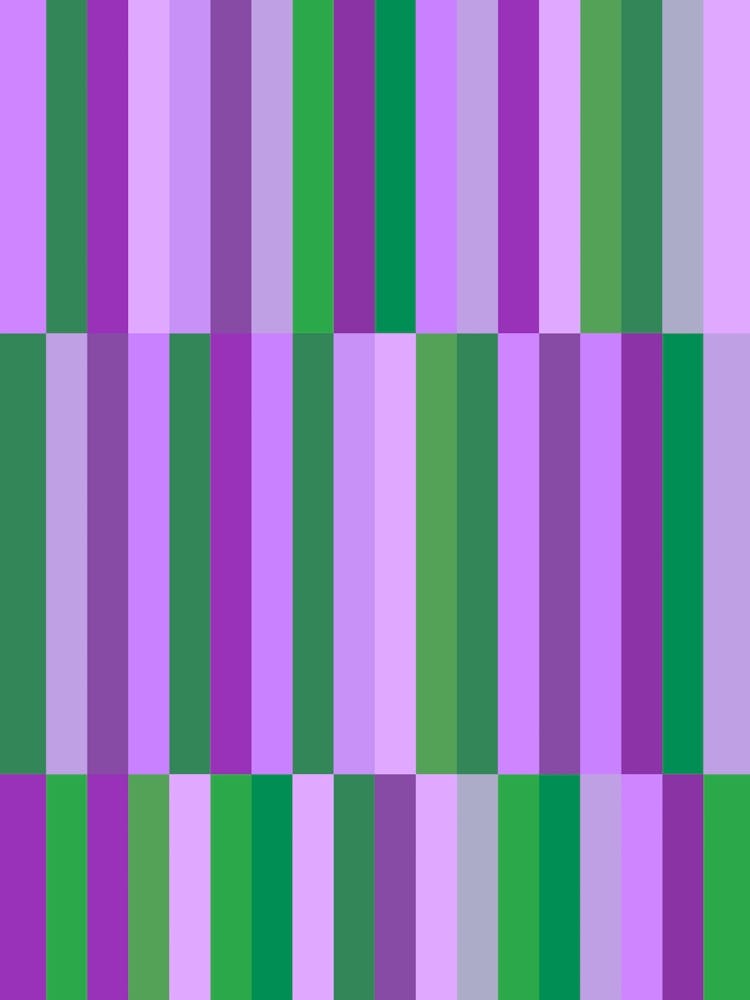Purple And Green Stripes