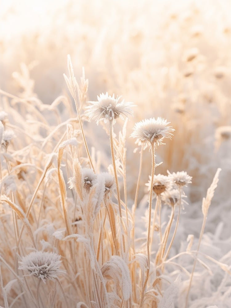 Frosty Botanical Sunflower