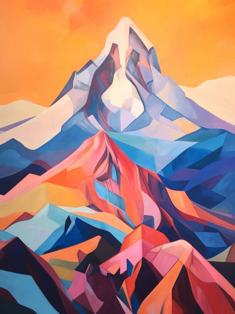 Mount Jefferson Usa 2 Mountain Painting