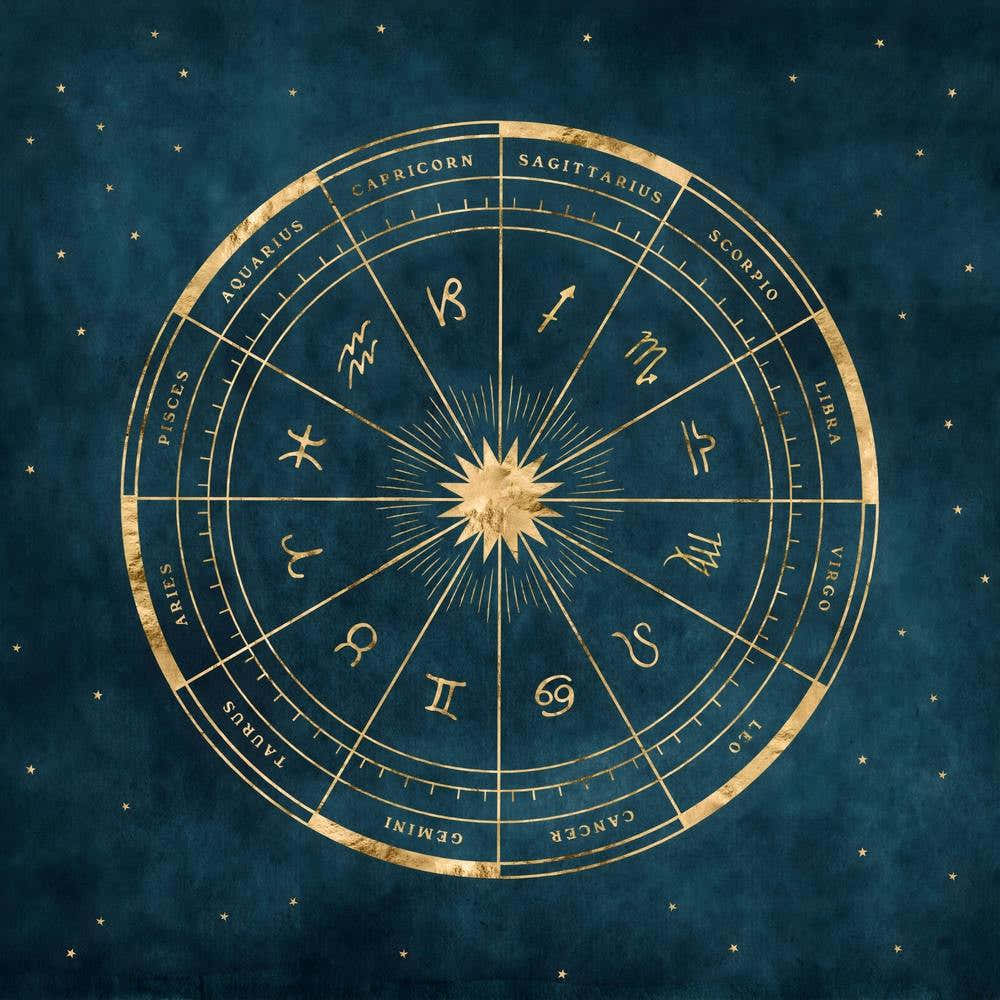 Zodiac Wheel - Petrol