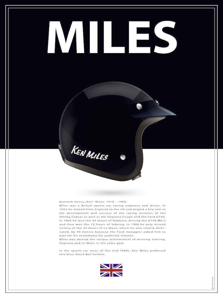 Ken Miles Helmet
