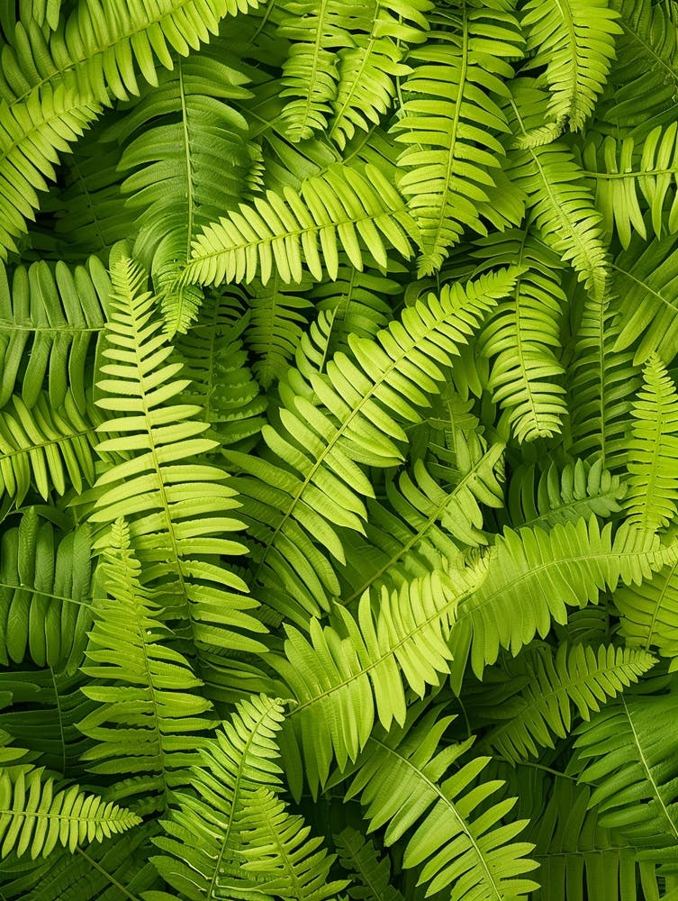 Pattern Poster Button Fern 4