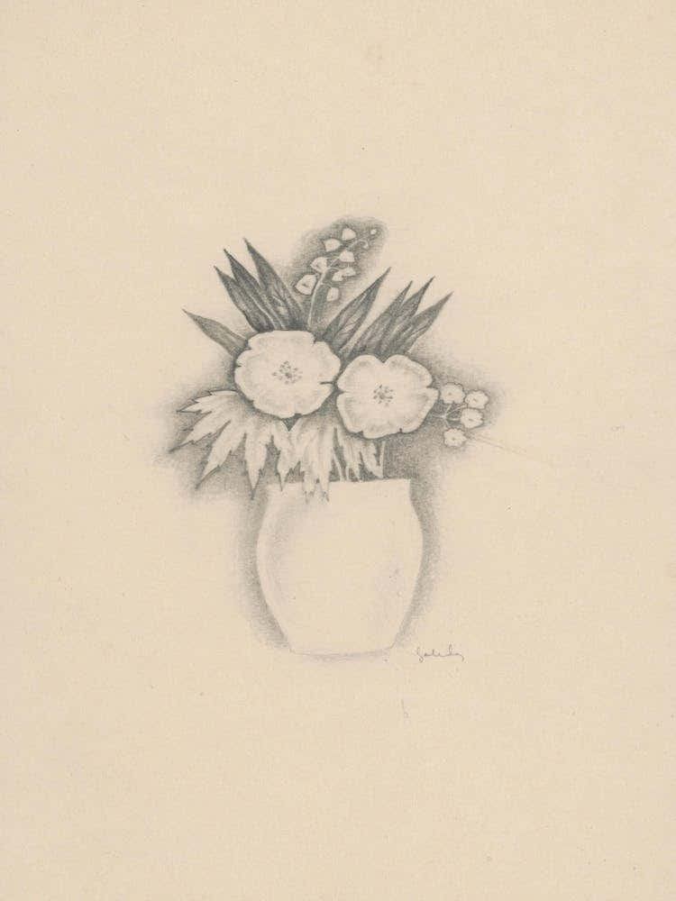 Flower Bouquet In A Vase, Mikuláš Galanda