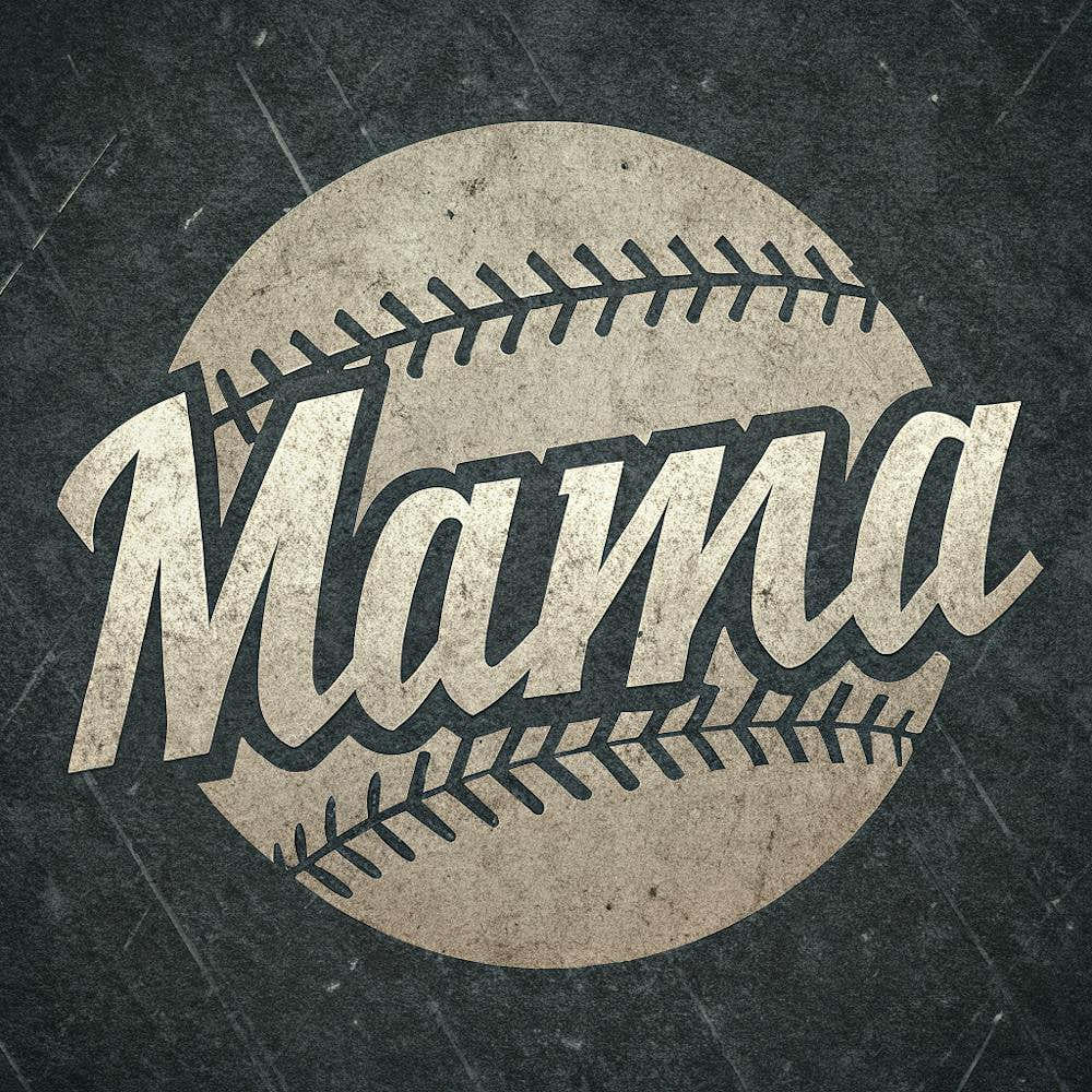 A Simple Monochrome Design Displaying Mama In A