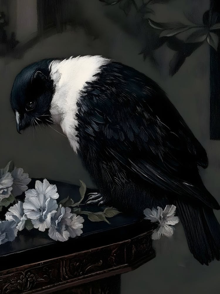 Dark Gothic Crow