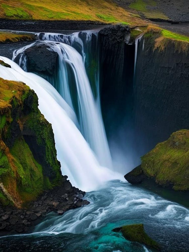 Langisjór Waterfall, Iceland Nat Viga Style (3)