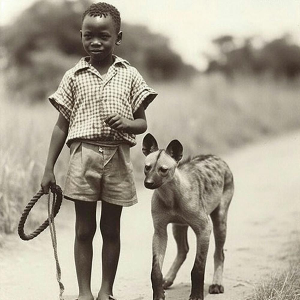 Boy With Hyena