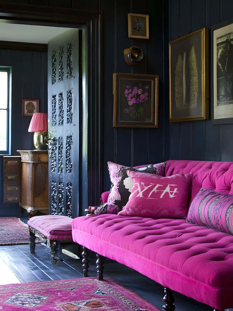 Room With A Pink Couch