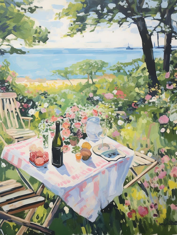 Picnic In The Garden - expressionism 2