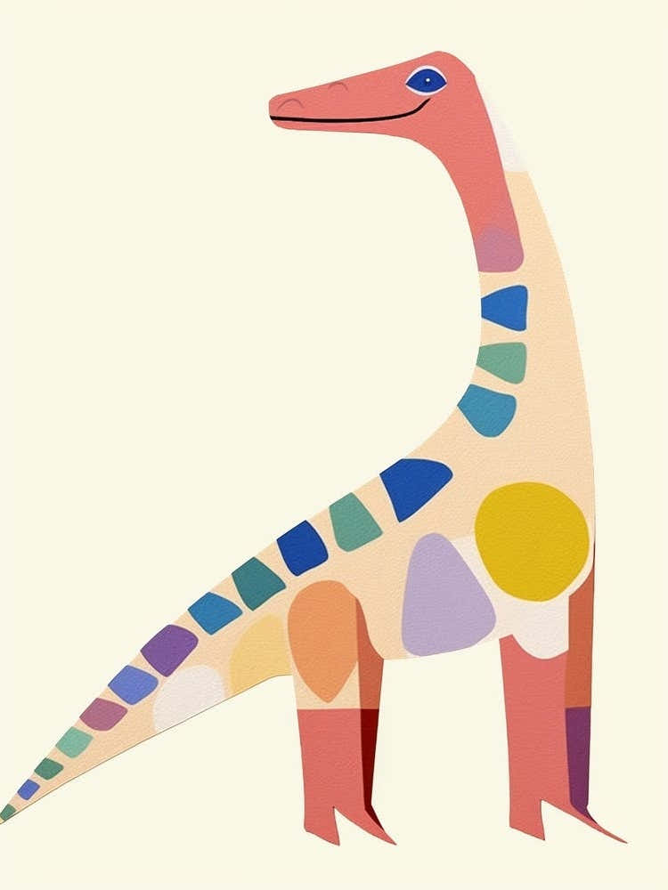 Nursery Dinosaur Art Elasmosaurus 2