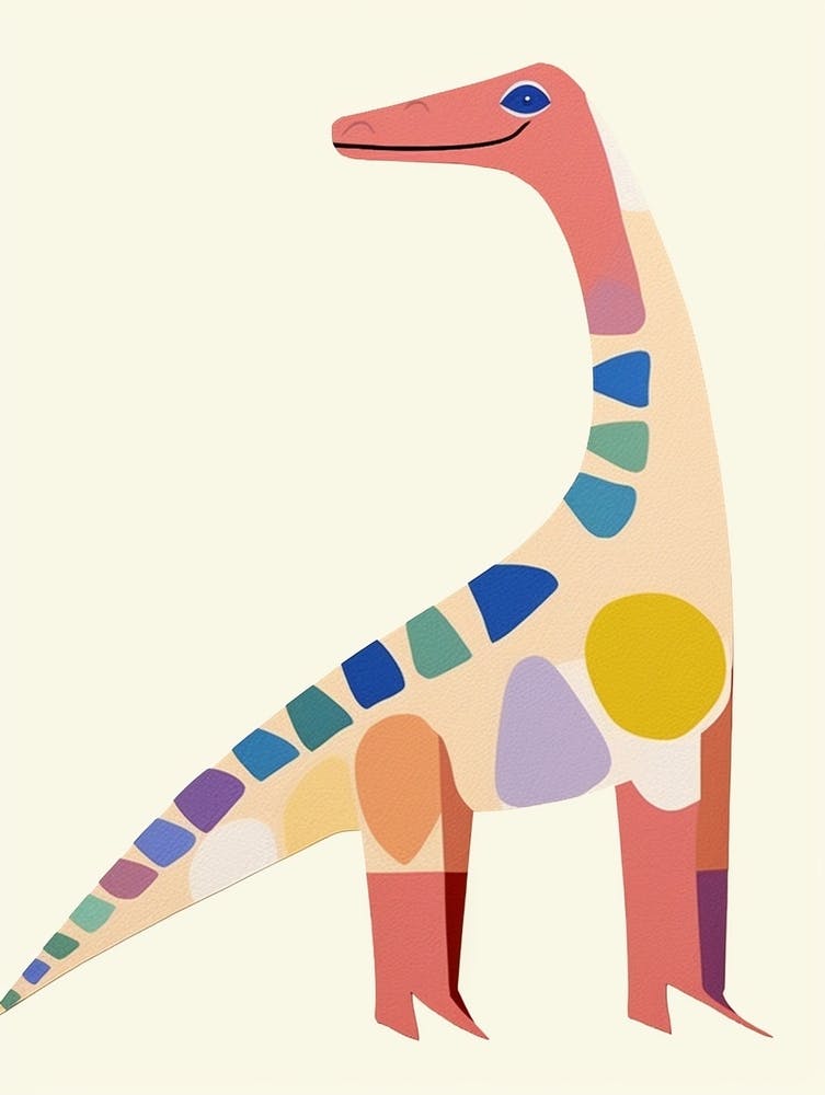Nursery Dinosaur Art Elasmosaurus 2