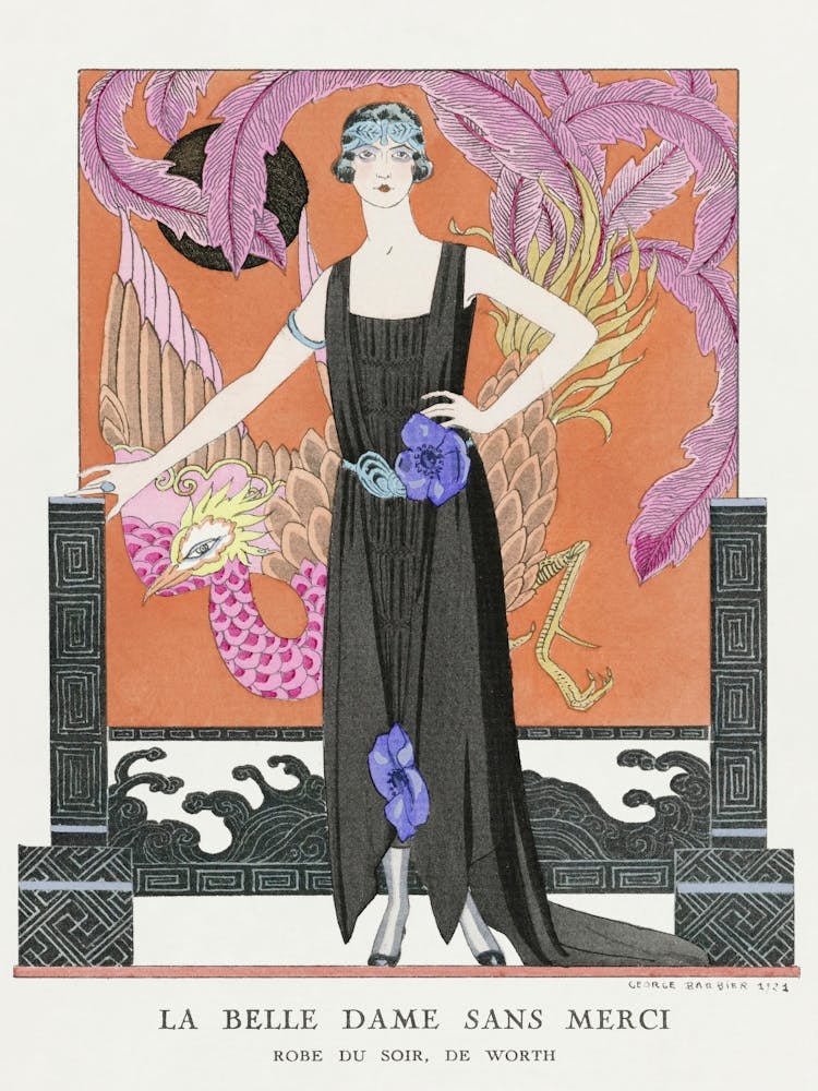 La Belle Dame Sans Merci Robe Du Soir, De Worth (1921), George Barbier