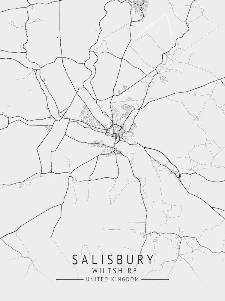 Salisbury Uk Map