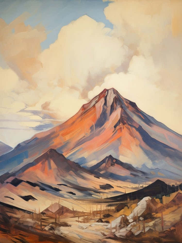 Mount Quincy Adams Usa 3 Mountain Painting