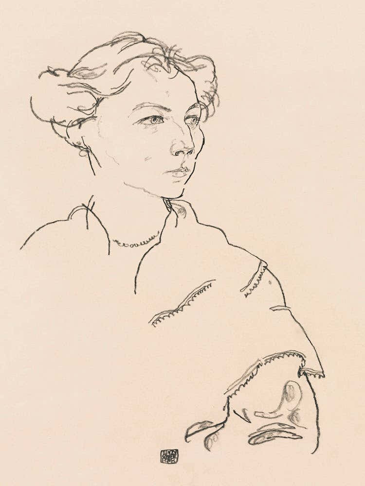 Lilly Steiner (1918), Egon Schiele