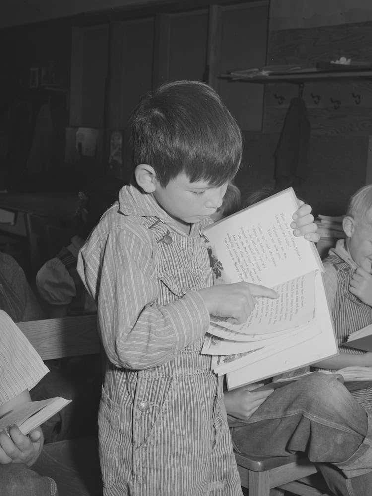 Untitled Photo, Possibly Related Tochildren In School At The Fsa (Farm Security Administration) Farm Workers