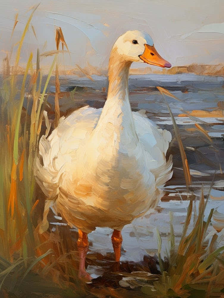 Bird Painting Goose 4