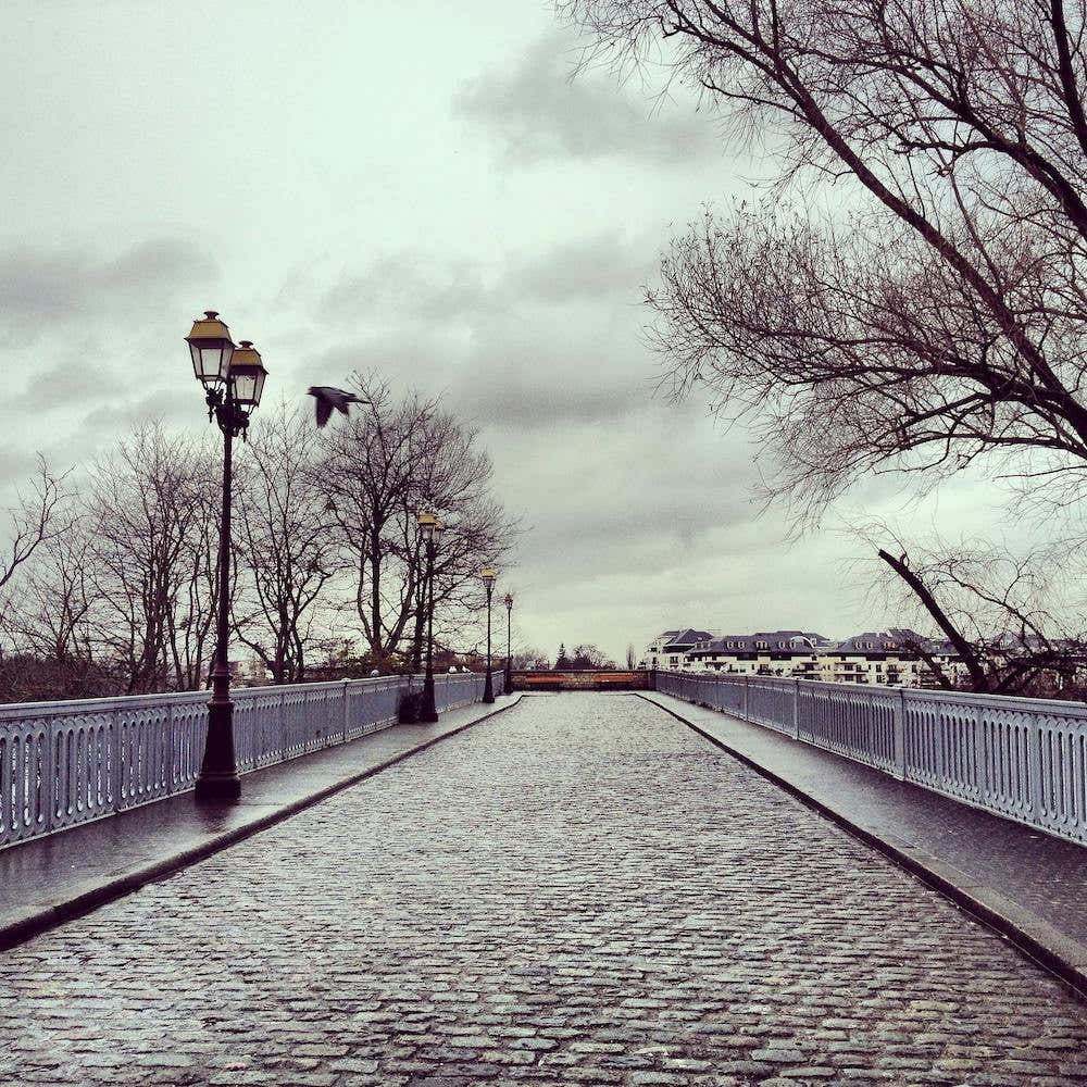 Winter Solitude In Poissy Square