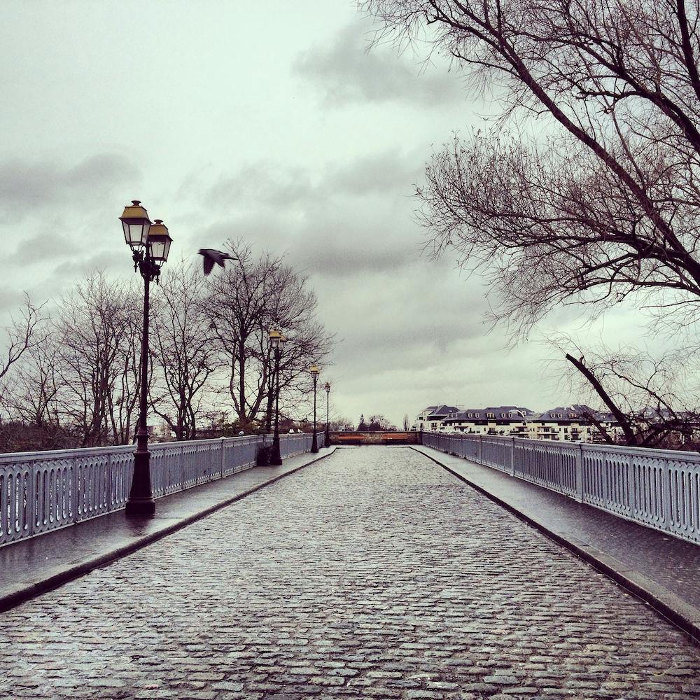 Winter Solitude In Poissy Square