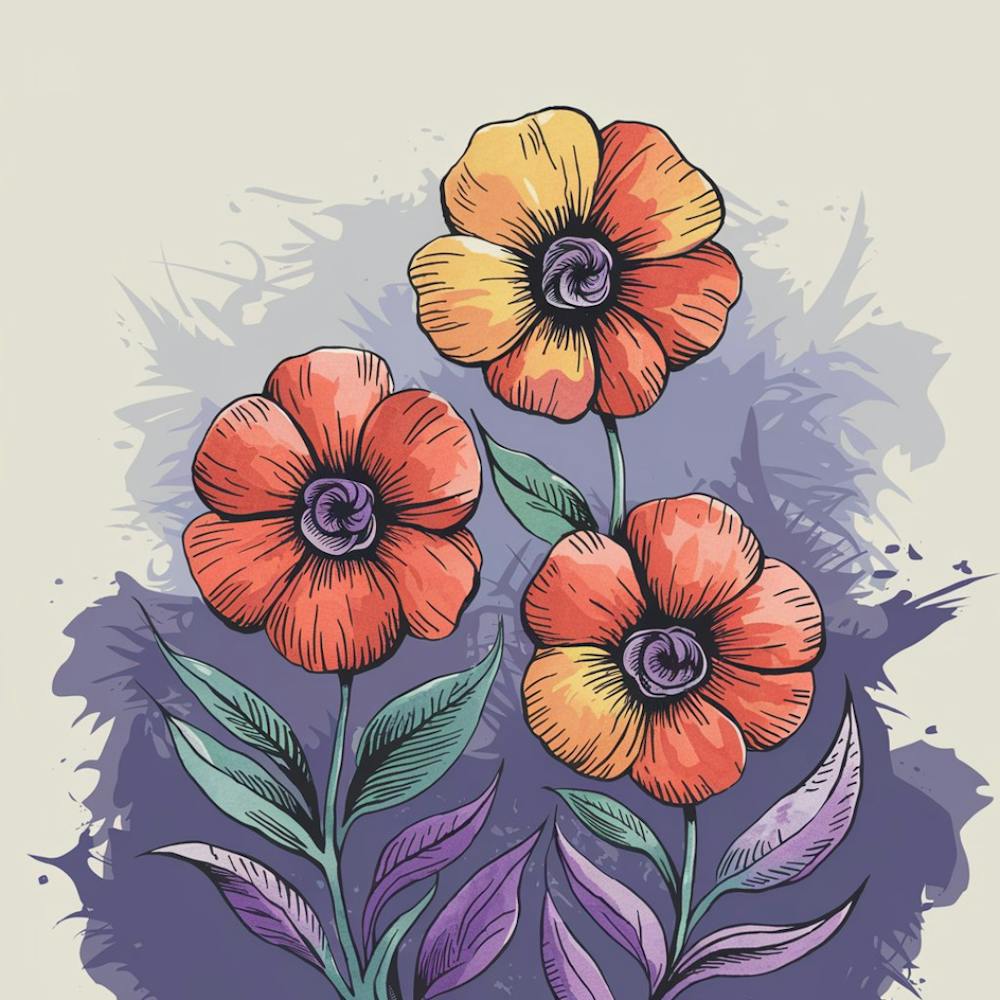 Watercolor Flowers