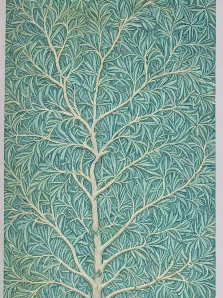 Bristlecone Pine tree Vintage Botanical