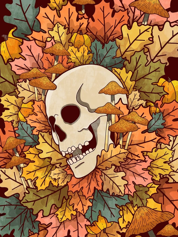 Autumnal Skull