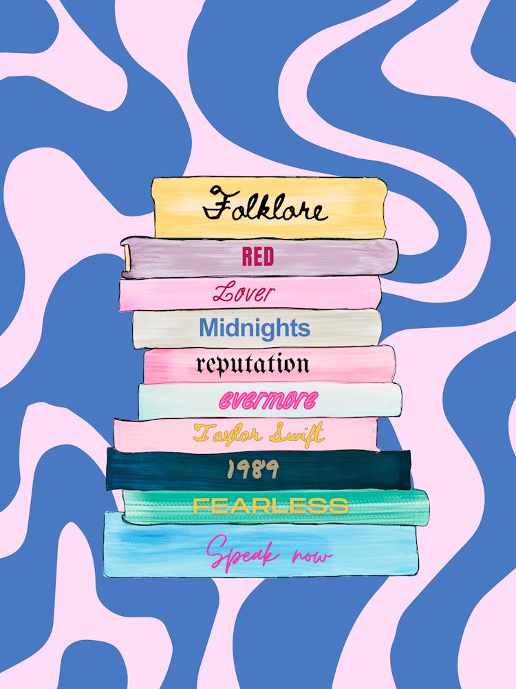 Eras Tour Book Shelf