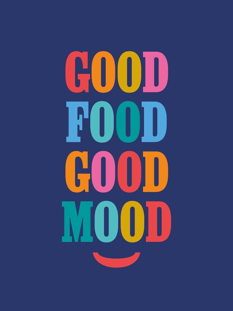 Good Food Good Mood Navy