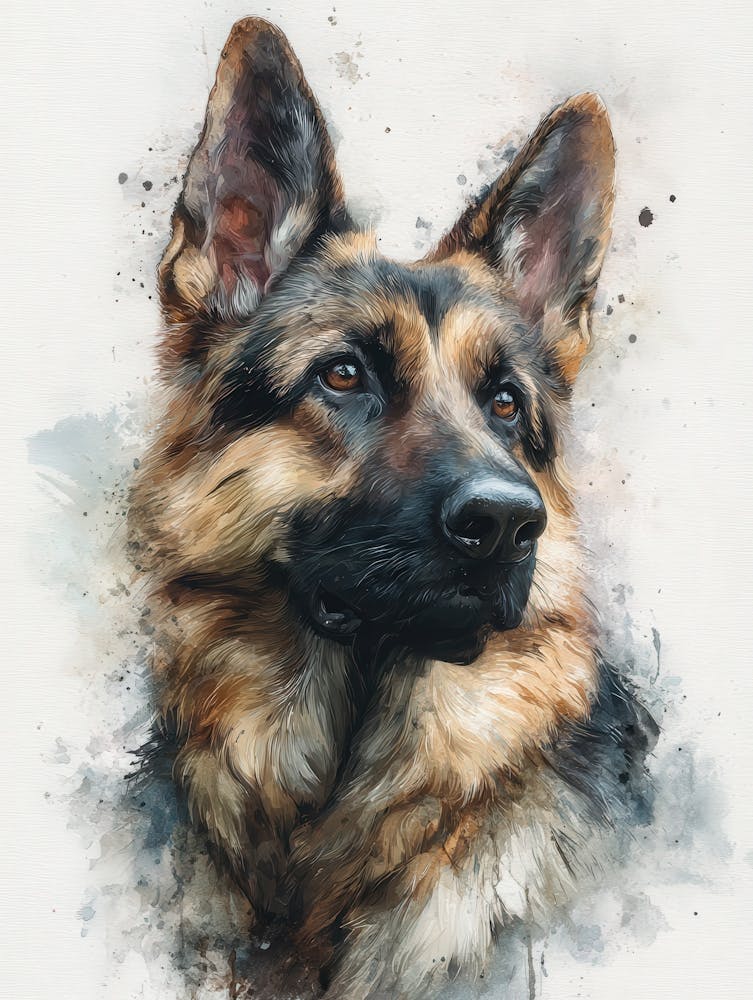Aihrgdesign Isolated Watercolor Painting Of Dog Portraits Ger 87606c81 6bc2 46fa A94e Aa856bb6aeca 1